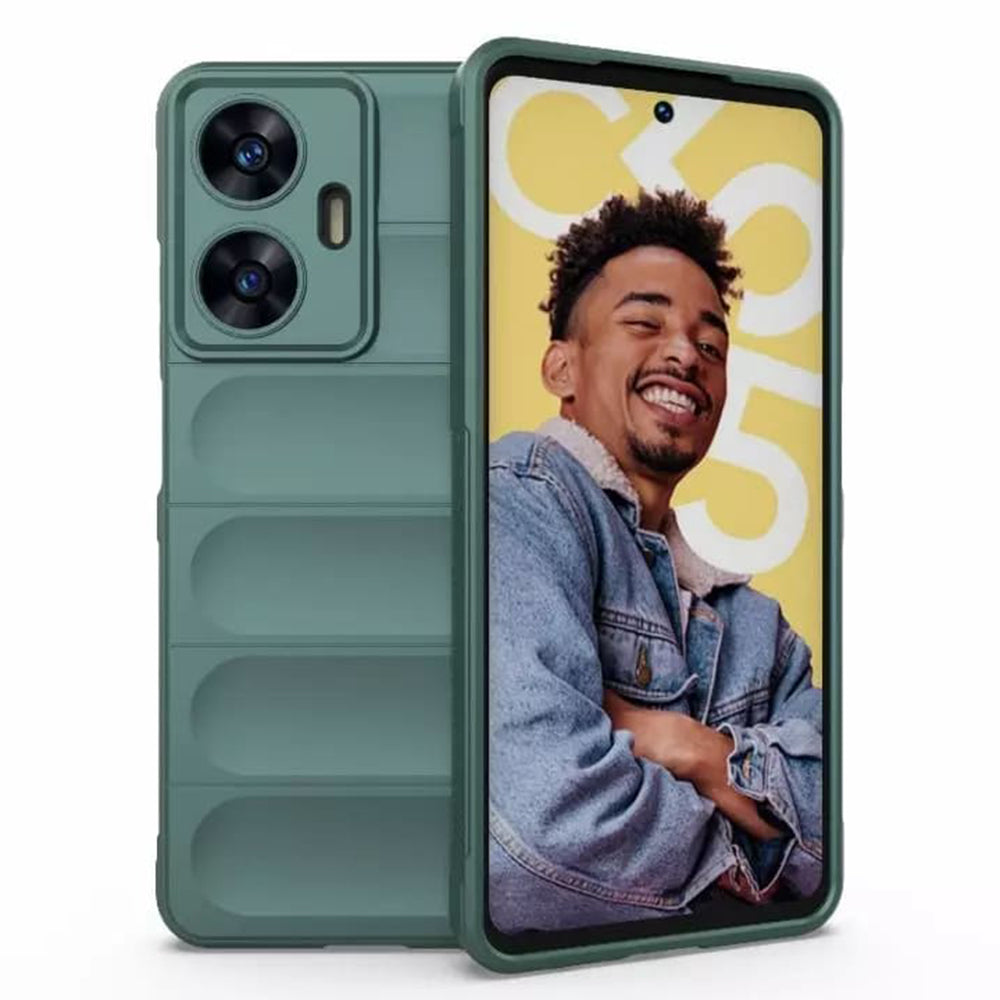 Hülle für Samsung Galaxy A07 4G A075, Techsuit, Magic Shield, Grün