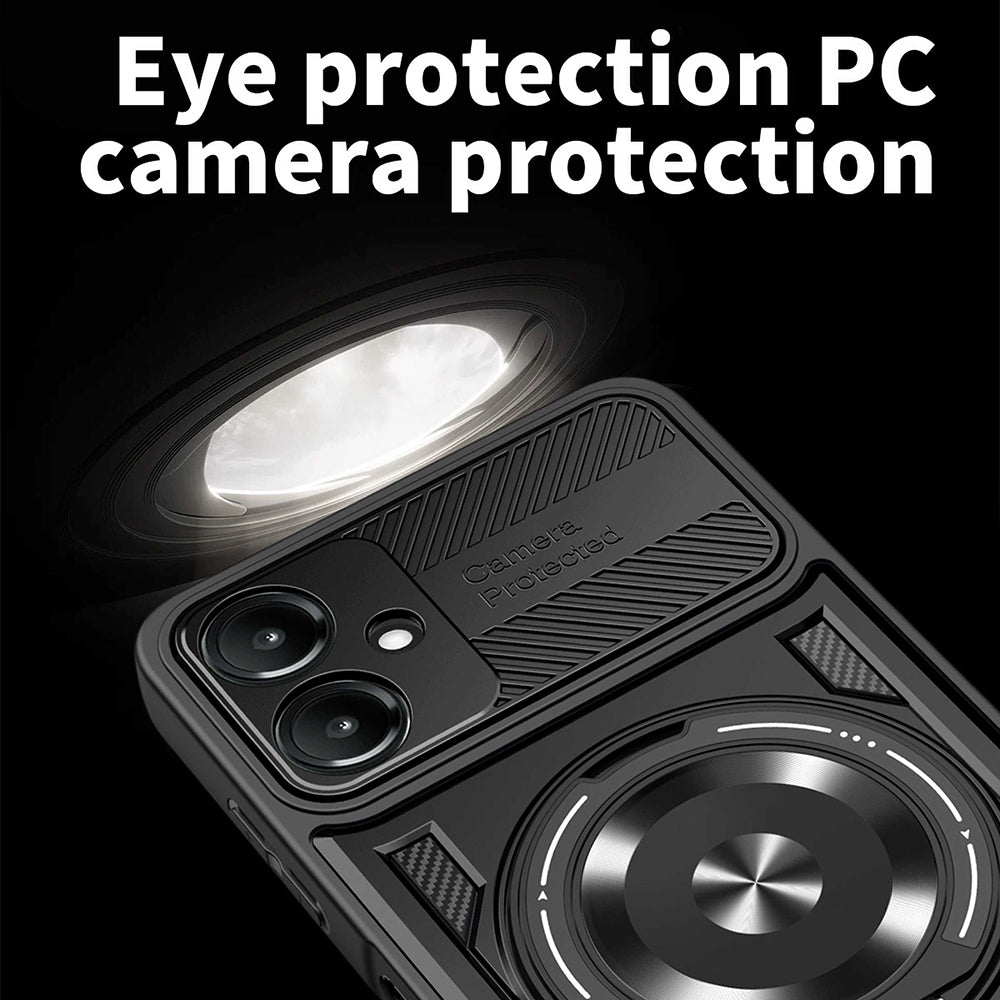 Hülle für Samsung Galaxy A07 4G A075, Techsuit, RuggedCam, Schwarz