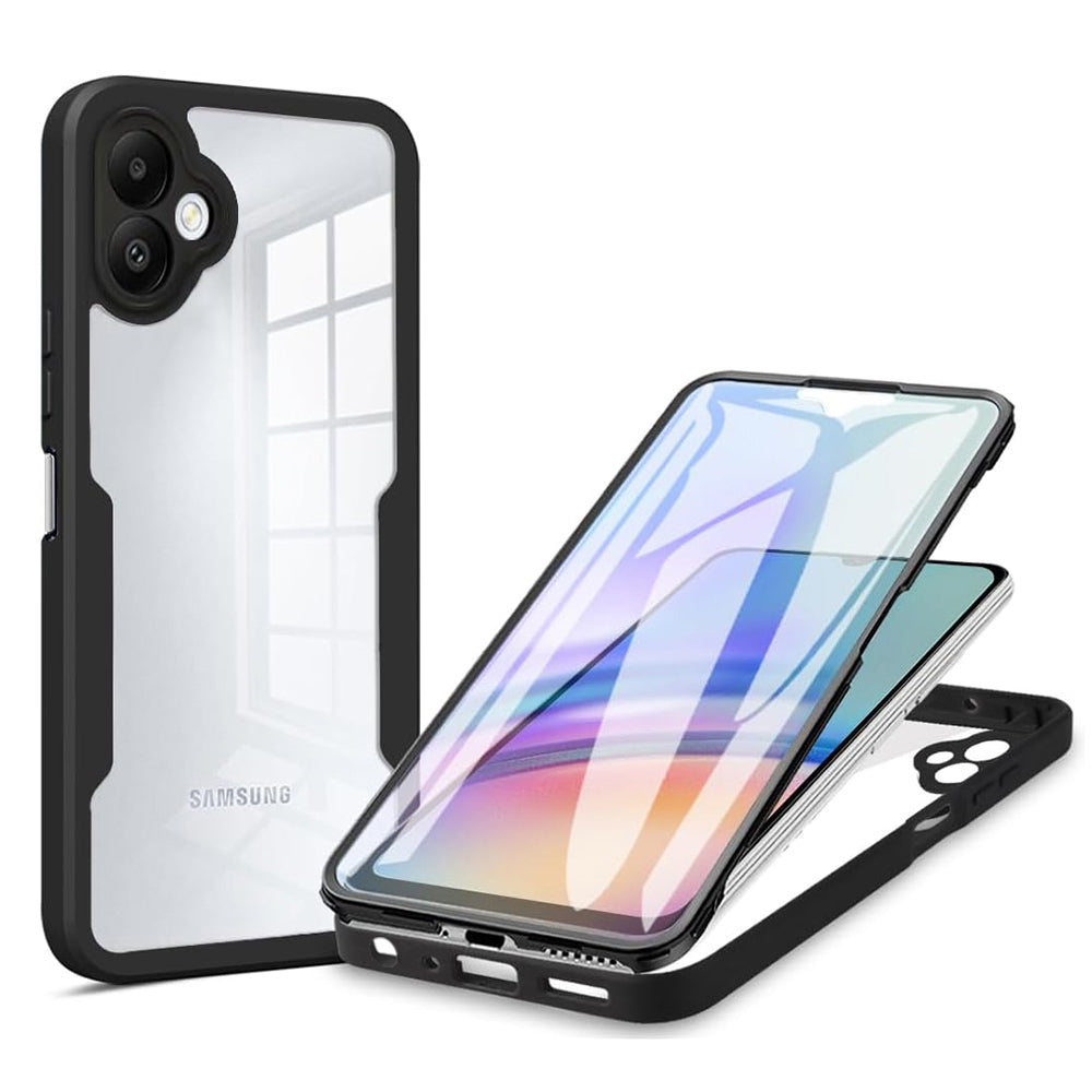 Hülle für Samsung Galaxy A07 4G A075, Techsuit, ColorVerse 360, Schwarz