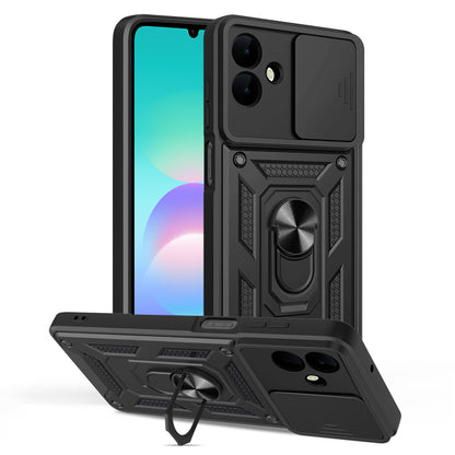 Hülle für Samsung Galaxy A08 4G A085 / A07 5G A076, Techsuit, CamShield, Schwarz