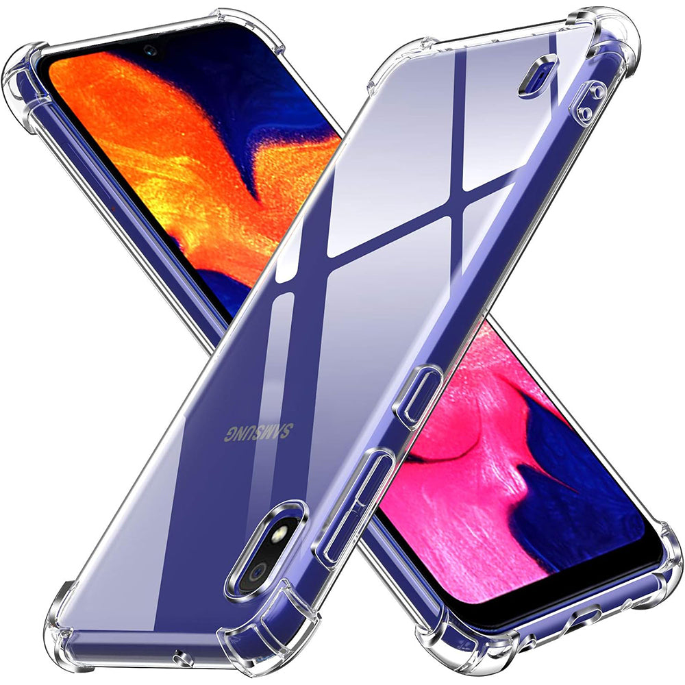 Case for Samsung Galaxy A10 A105, Techsuit, Shockproof Clear, Transparent