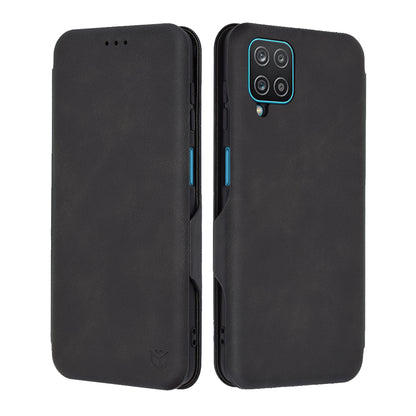 Hülle für Samsung Galaxy A12 Nacho A127 / A12 A125, Techsuit, Safe Wallet Plus, Schwarz
