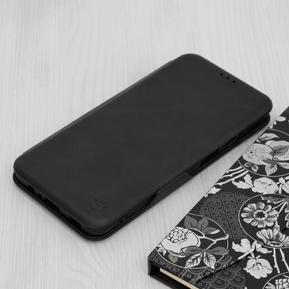 Hülle für Samsung Galaxy A12 Nacho A127 / A12 A125, Techsuit, Safe Wallet Plus, Schwarz