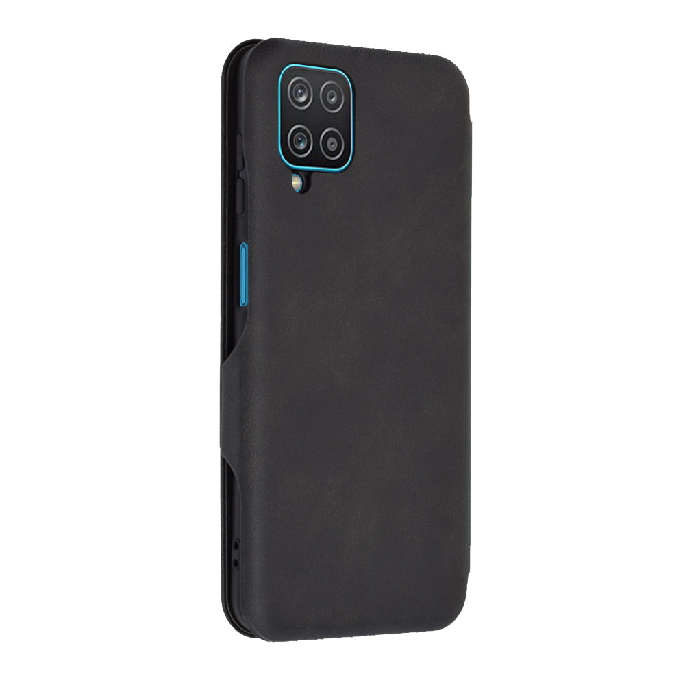 Hülle für Samsung Galaxy A12 Nacho A127 / A12 A125, Techsuit, Safe Wallet Plus, Schwarz