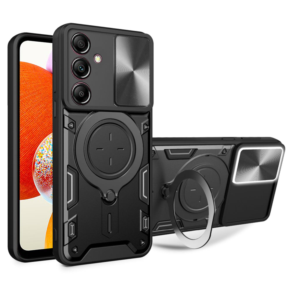Case for Samsung Galaxy A14 A145 / A14 5G A146, Techsuit, CamGuard Pro, Black