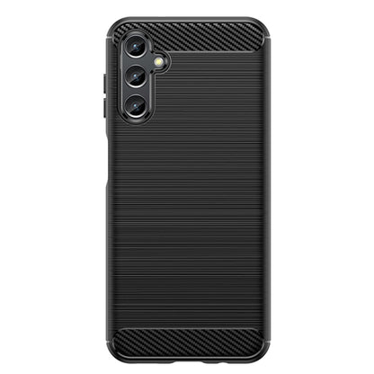 Hülle für Samsung Galaxy A14 A145 / A14 5G A146, Techsuit, Carbon, Schwarz