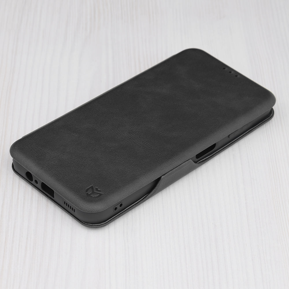 Étui pour Samsung Galaxy A14 A145 / A14 5G A146, Techsuit, Safe Wallet Plus, Noir