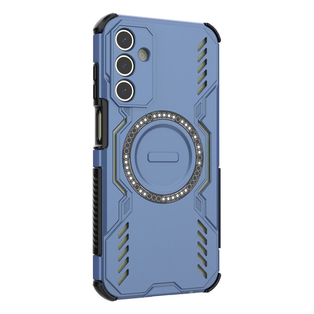 MagSafe-Hülle für Samsung Galaxy A15 5G A156 / A15 A155, Techsuit, ArmorMag, Blau