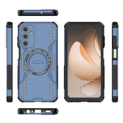 MagSafe-Hülle für Samsung Galaxy A15 5G A156 / A15 A155, Techsuit, ArmorMag, Blau