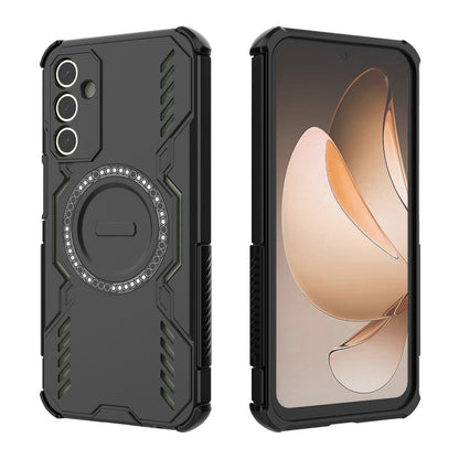 MagSafe-Hülle für Samsung Galaxy A15 5G A156 / A15 A155, Techsuit, ArmorMag, Schwarz