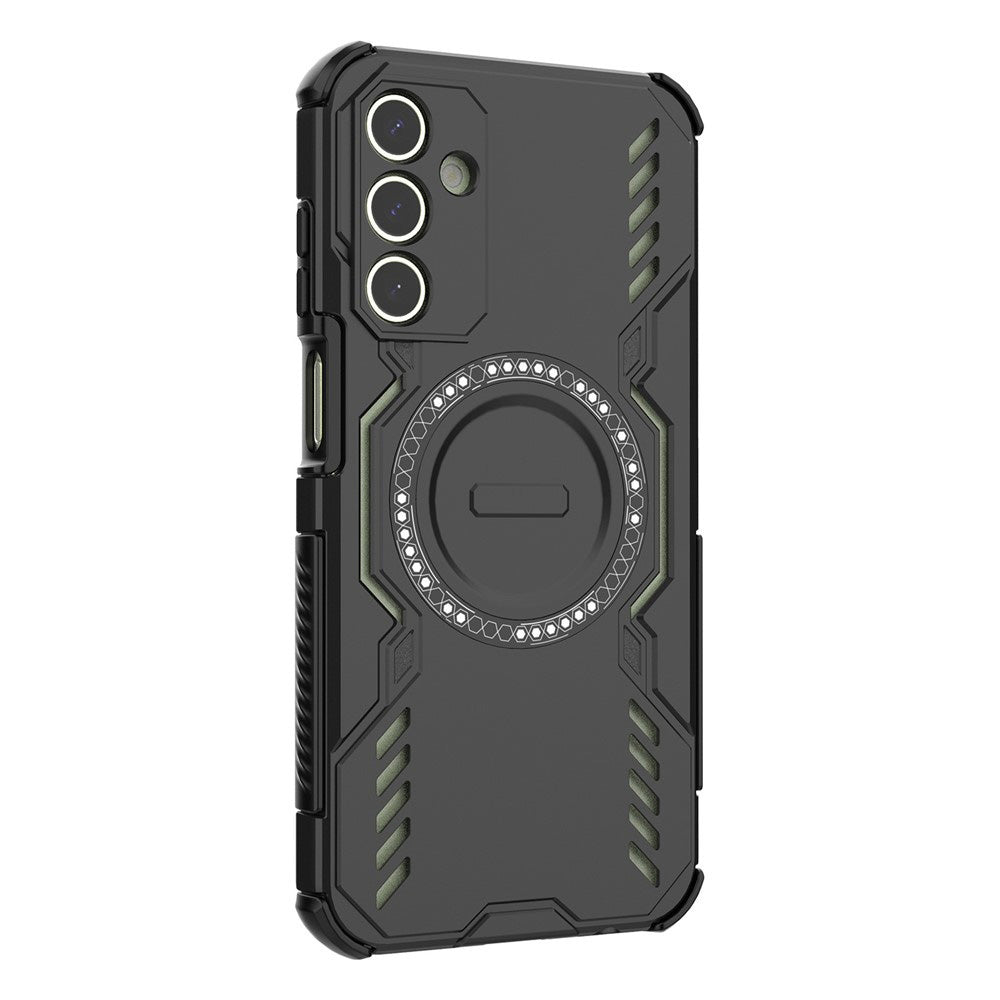 MagSafe-Hülle für Samsung Galaxy A15 5G A156 / A15 A155, Techsuit, ArmorMag, Schwarz