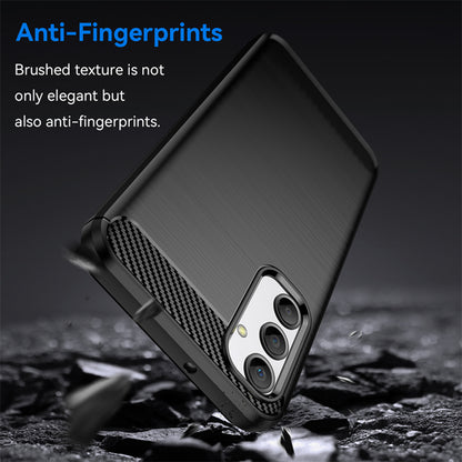 Coque pour Samsung Galaxy A15 5G A156 / A15 A155, Techsuit, Carbone, Noire