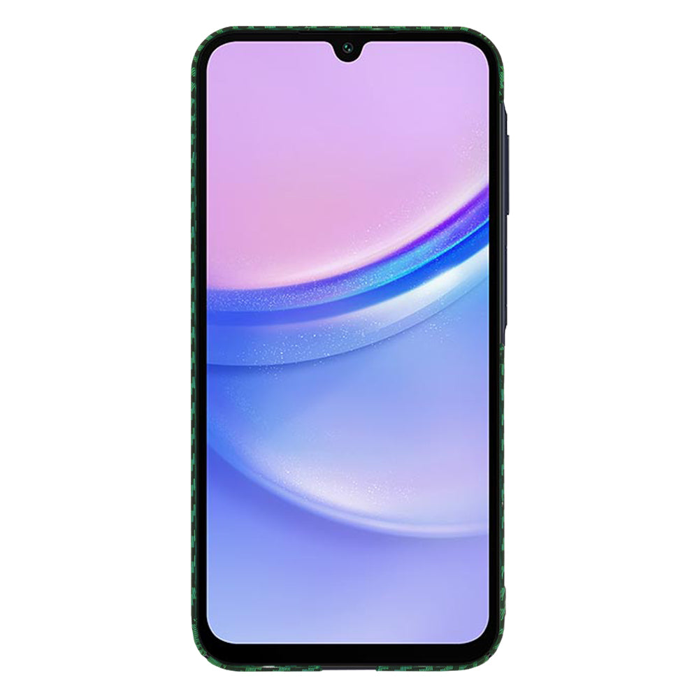 Coque pour Samsung Galaxy A15 5G A156 / A15 A155, Techsuit, Carbonite FiberShell, Vert