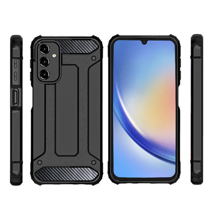 Coque pour Samsung Galaxy A15 5G A156 / A15 A155, Techsuit, Hybrid Armor, Noire