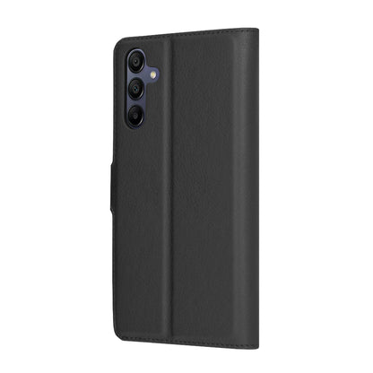 Hülle für Samsung Galaxy A15 5G A156 / A15 A155, Techsuit, Leder-Folio, Schwarz