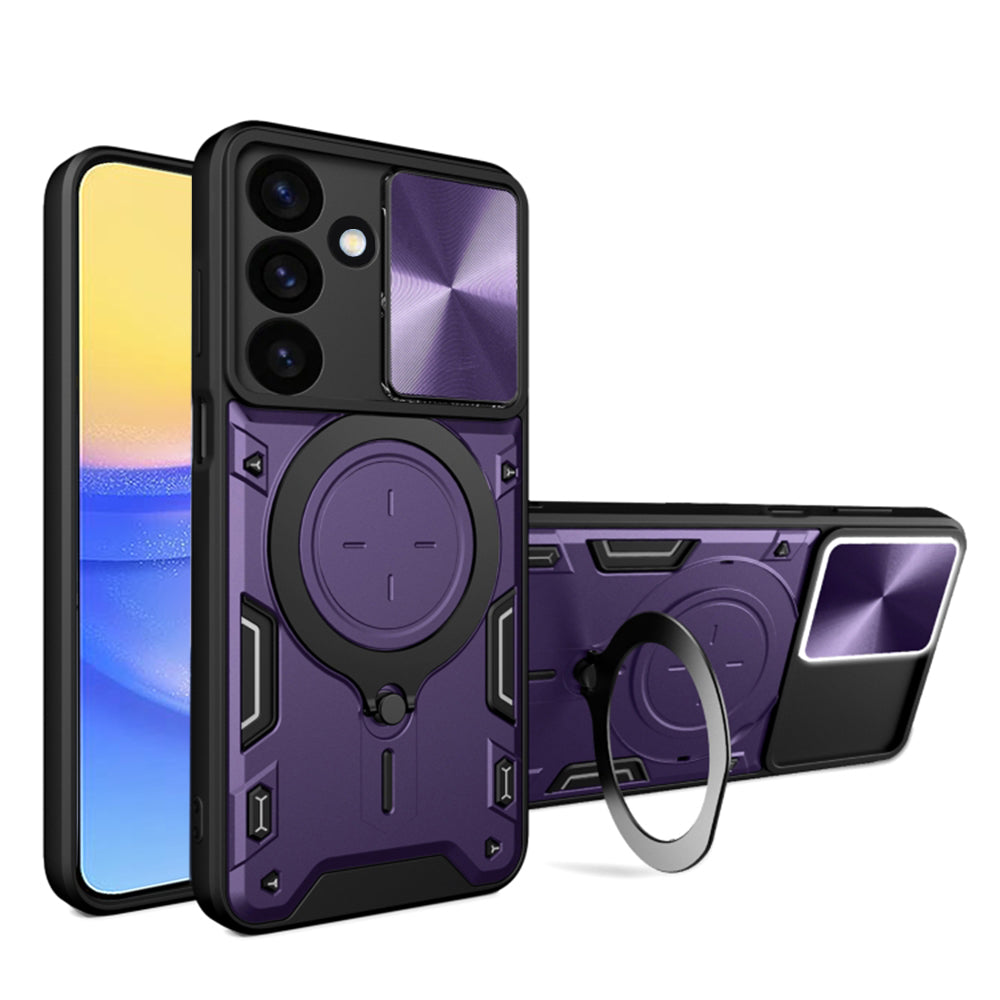 Coque pour Samsung Galaxy A16 5G A166 / A16 4G A165, Techsuit, CamGuard Pro, Violet