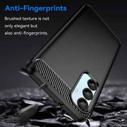 Coque pour Samsung Galaxy A16 5G A166 / A16 4G A165, Techsuit, Carbone, Noire