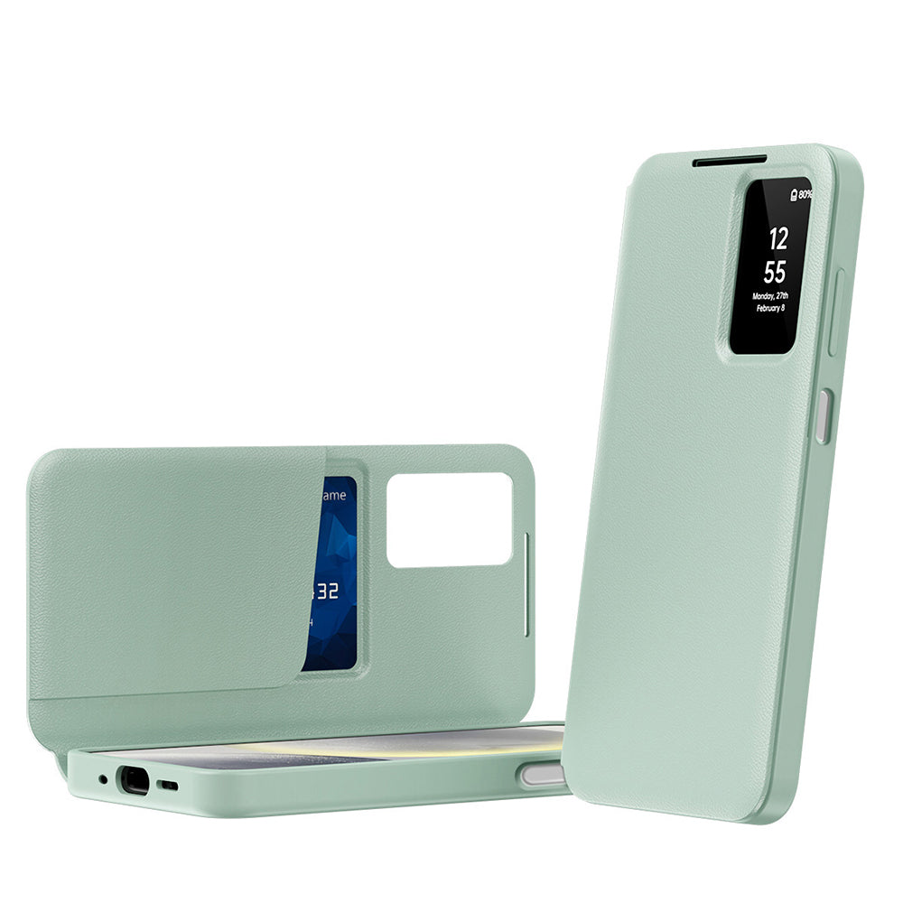 Coque pour Samsung Galaxy A17 4G / A17 5G / A26 A266, Techsuit, SmartView, Vert