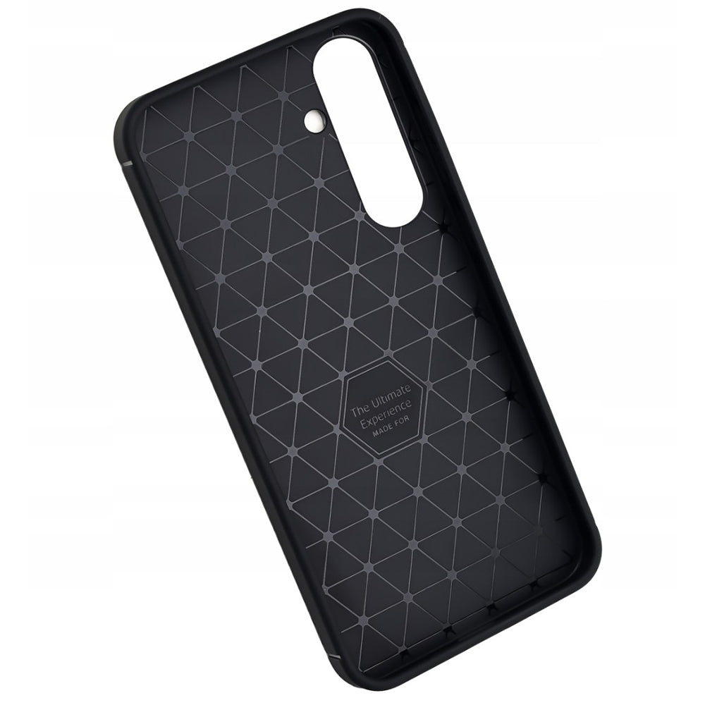 Case for Samsung Galaxy A17 5G, Techsuit, CarbonFiber, Black