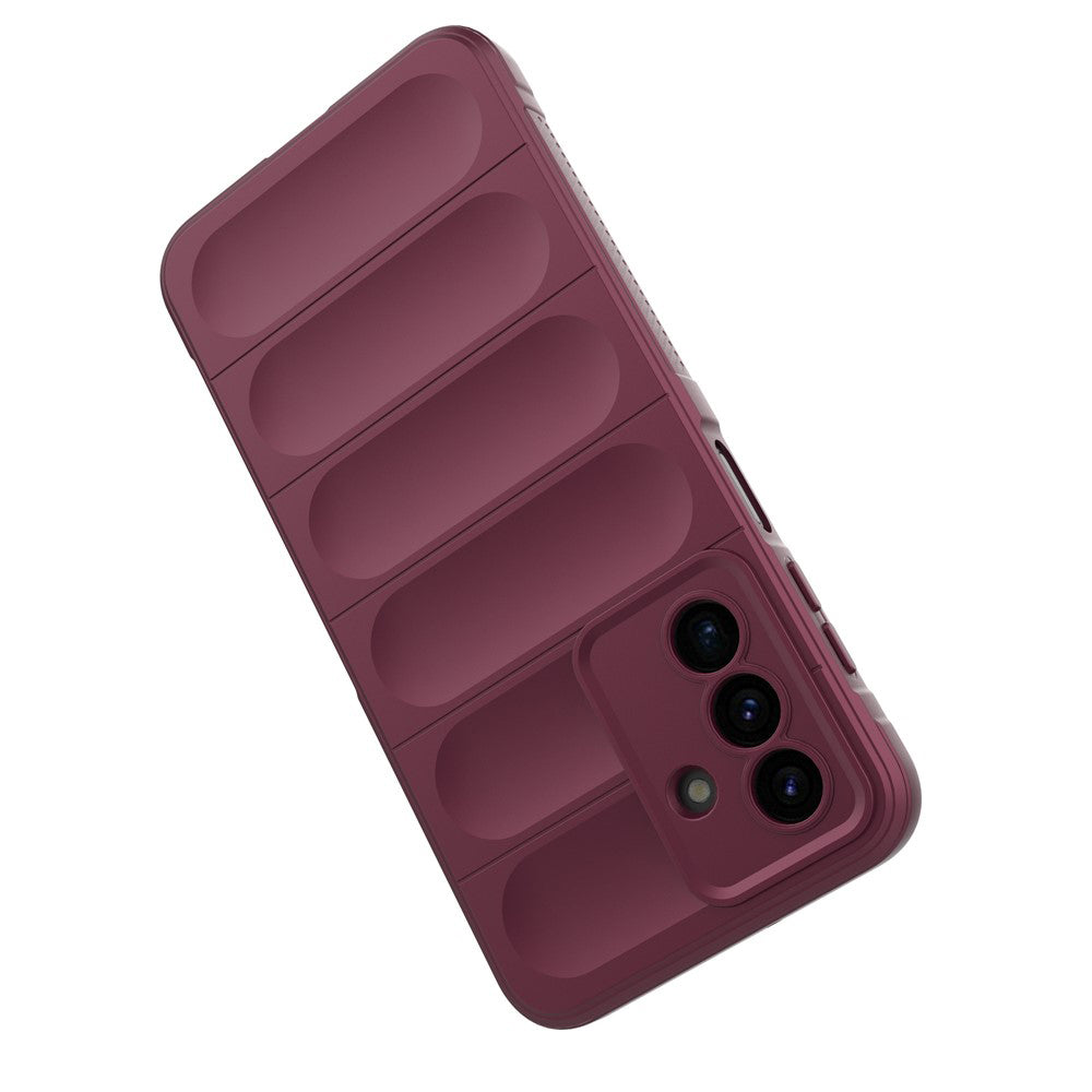 Hülle für Samsung Galaxy A17 5G, Techsuit, Magic Shield, Weinrot