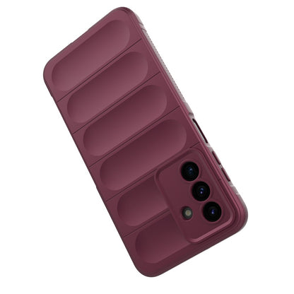 Hülle für Samsung Galaxy A17 5G, Techsuit, Magic Shield, Weinrot