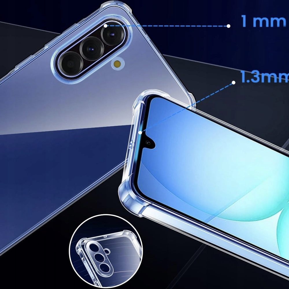 Hülle für Samsung Galaxy A17 5G, Techsuit, stoßfest klar, transparent