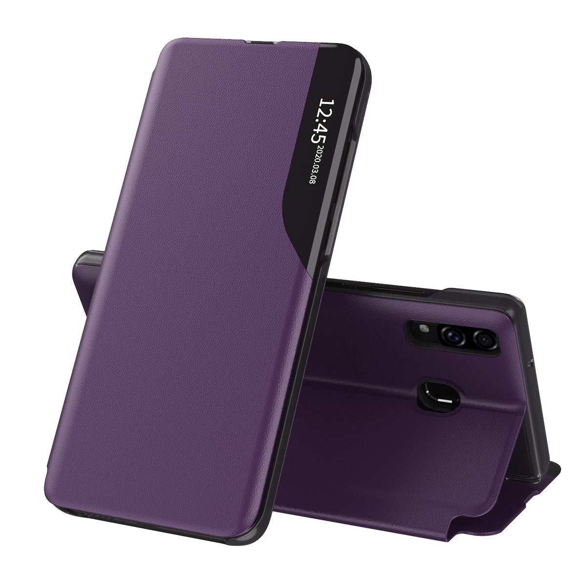 Coque pour Samsung Galaxy A20e A202, Techsuit, eFold, Violet