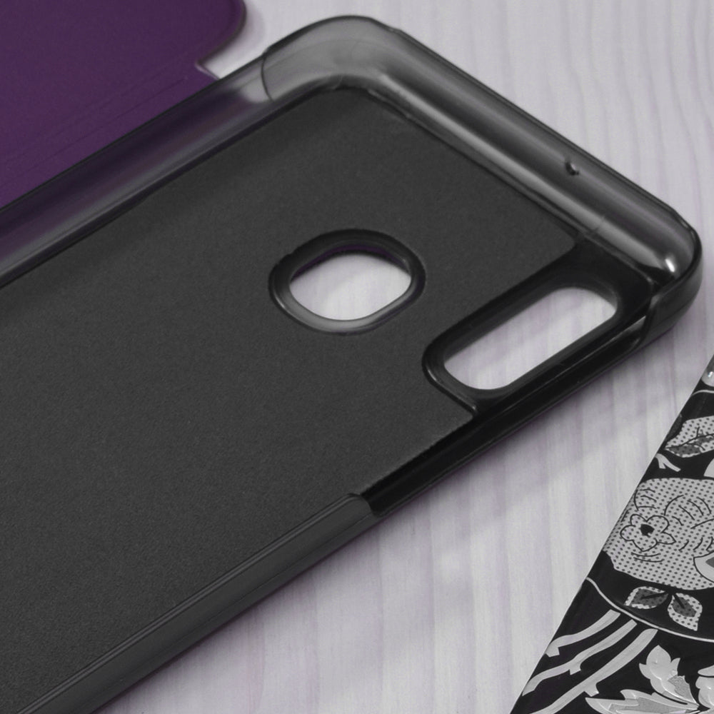 Coque pour Samsung Galaxy A20e A202, Techsuit, eFold, Violet
