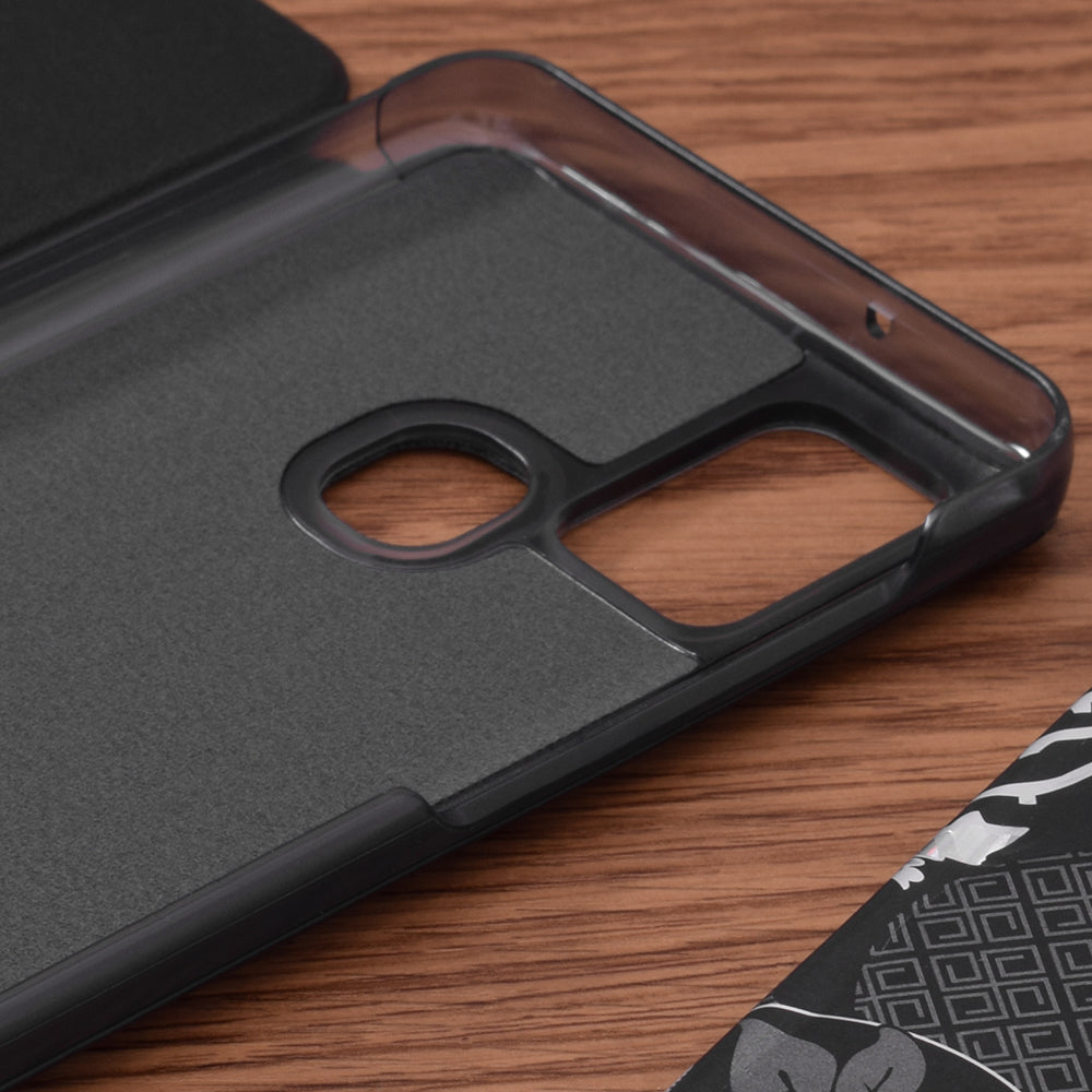 Hülle für Samsung Galaxy A21s A217, Techsuit, eFold, Schwarz
