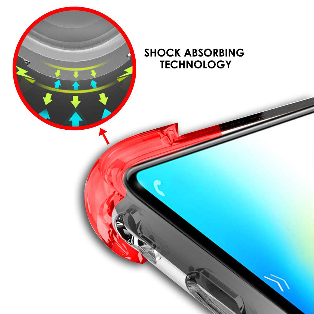 Coque pour Samsung Galaxy A21s A217, Techsuit, Antichoc Claire, Transparente