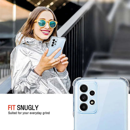 Coque pour Samsung Galaxy A23 5G A236 / A23 A235, Techsuit, Antichoc Claire, Transparente