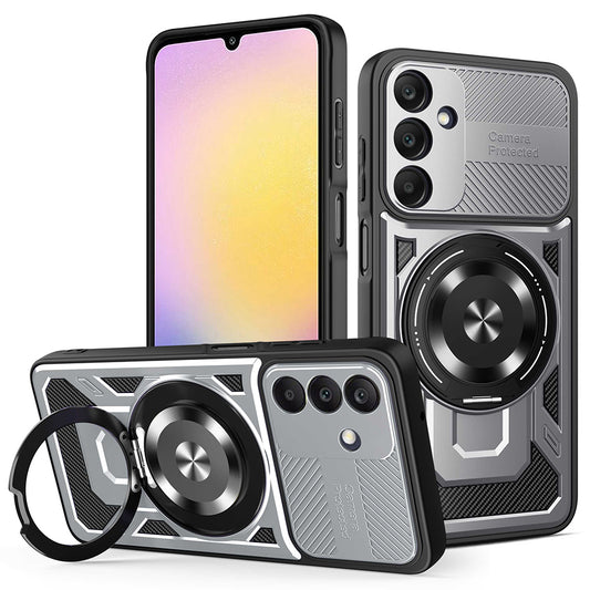 Coque pour Samsung Galaxy A25 A256, Techsuit, RuggedCam, Gris