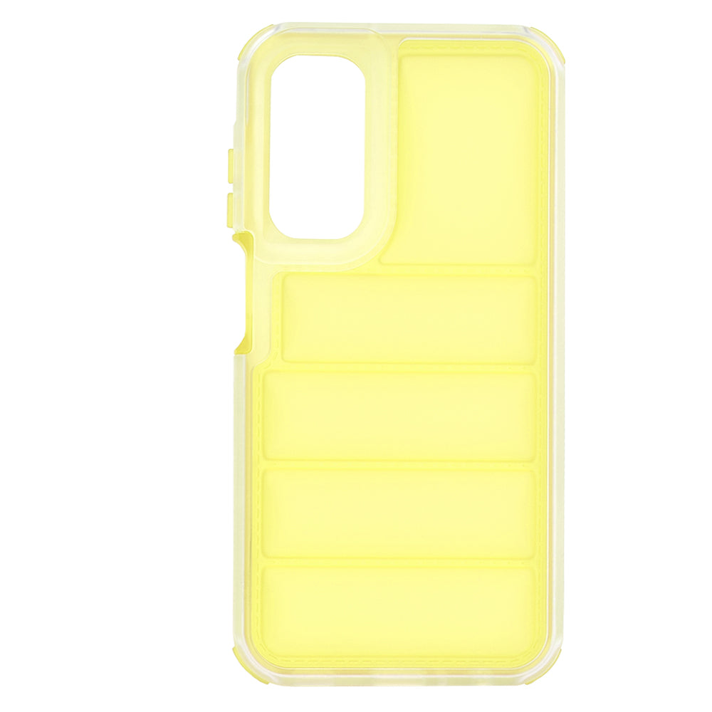 Coque pour Samsung Galaxy A25 A256, Techsuit, Wave Shield, Jaune