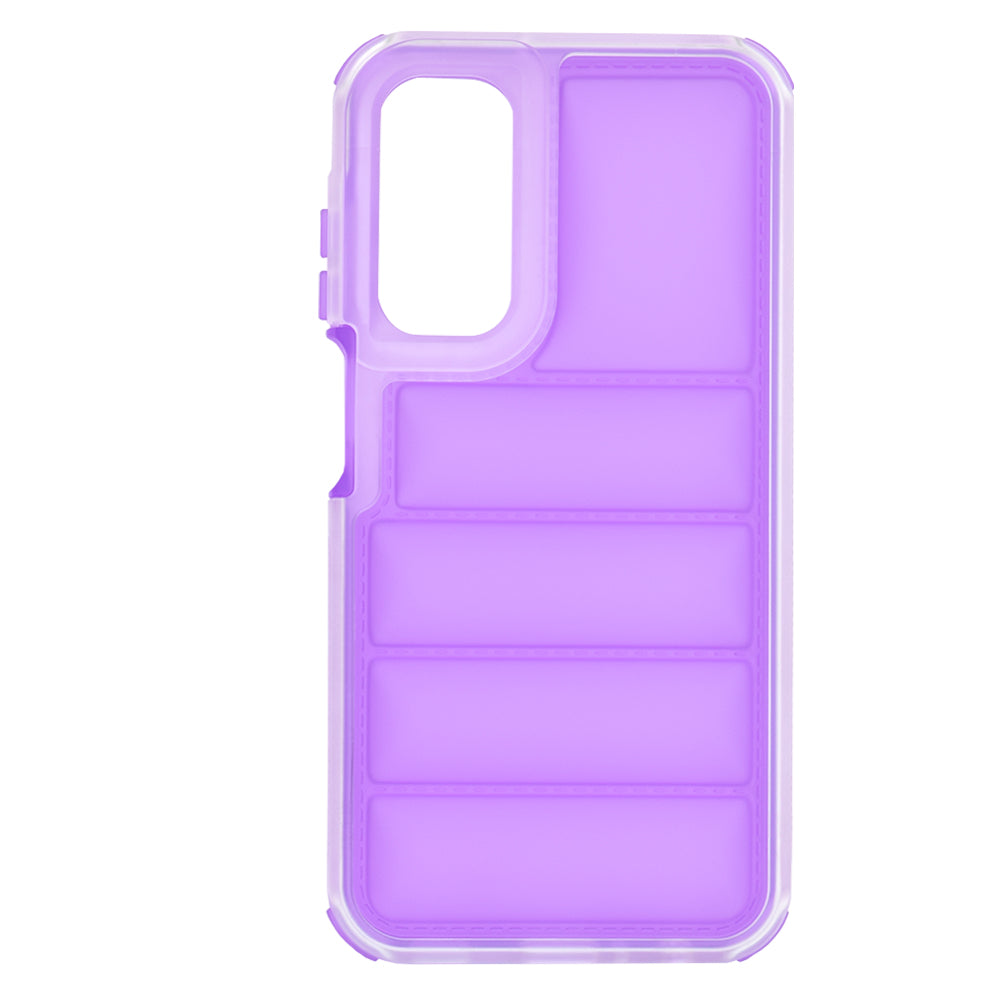 Coque pour Samsung Galaxy A25 A256, Techsuit, Wave Shield, Violet