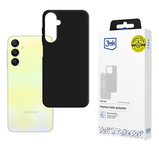 Coque pour Samsung Galaxy A26 A266, 3MK, Noire Mate