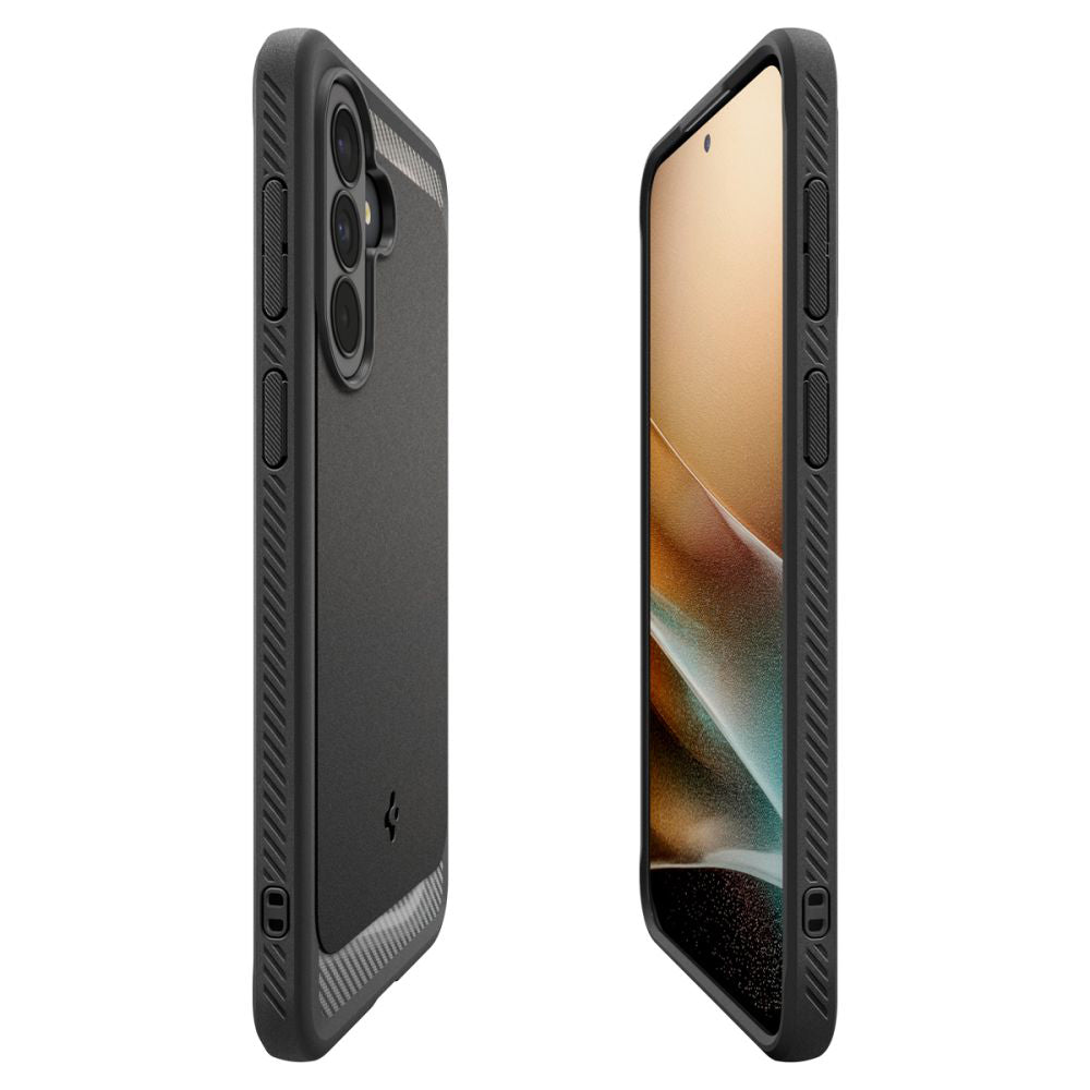 Hülle für Samsung Galaxy A27 5G, Spigen, Rugged Armor, Schwarz ACS11312
