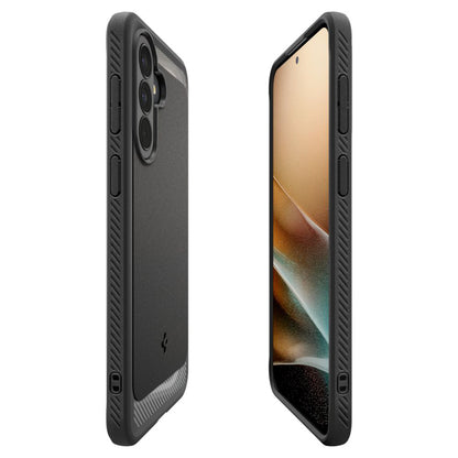 Hülle für Samsung Galaxy A27 5G, Spigen, Rugged Armor, Schwarz ACS11312
