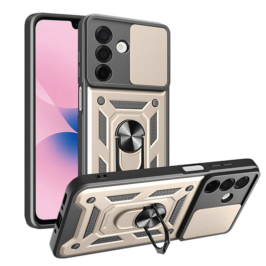 Hülle für Samsung Galaxy A27 5G, Techsuit, CamShield, Goldfarben