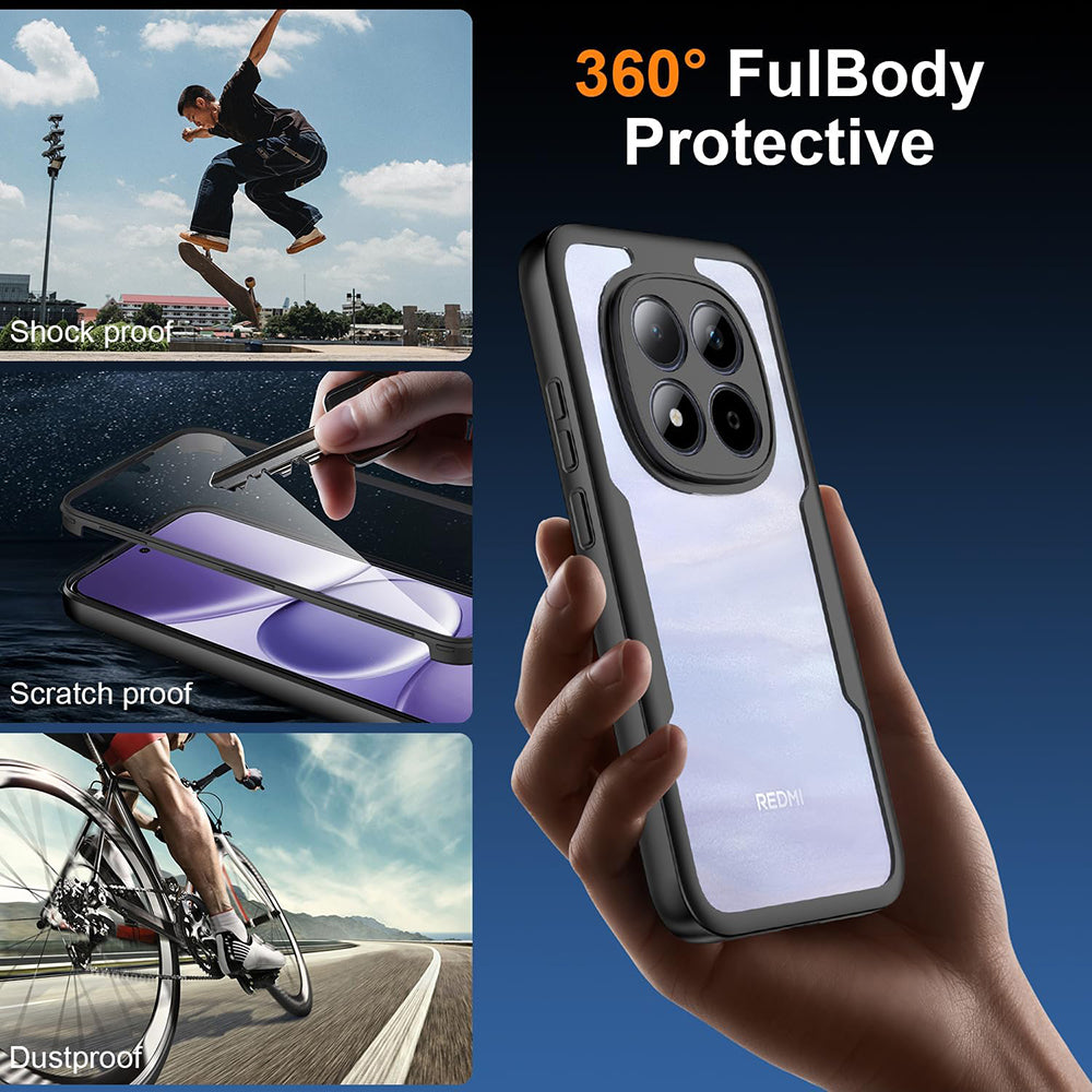 Coque pour Samsung Galaxy A27 5G, Techsuit, ColorVerse 360, Noire