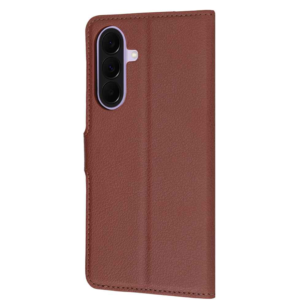 Case for Samsung Galaxy A27 5G, Techsuit, Leather Folio, Brown