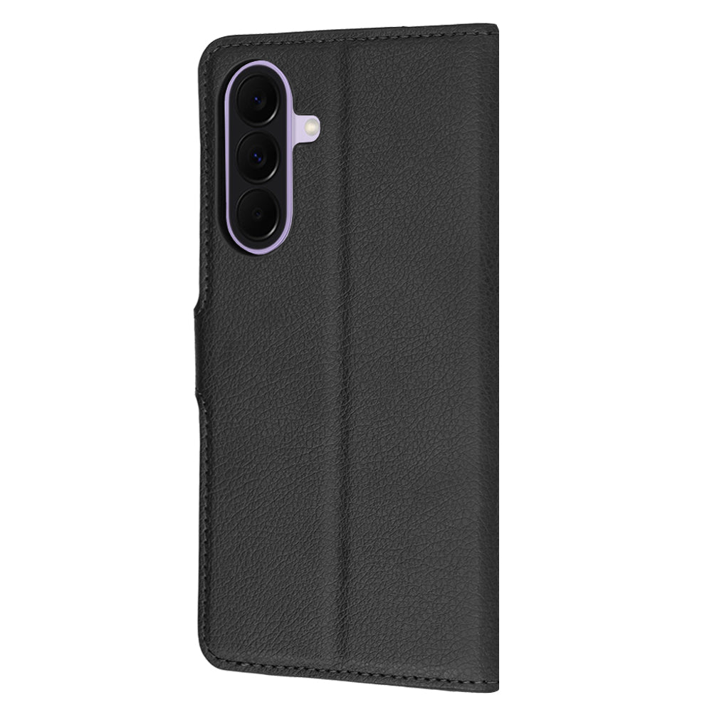 Hülle für Samsung Galaxy A27 5G, Techsuit, Leder-Folio, Schwarz