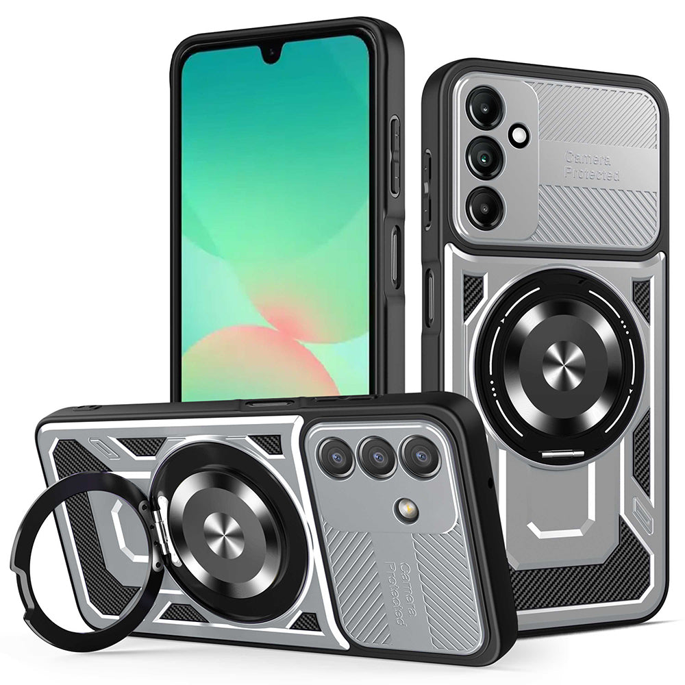 Coque pour Samsung Galaxy A27 5G, Techsuit, RuggedCam, Gris