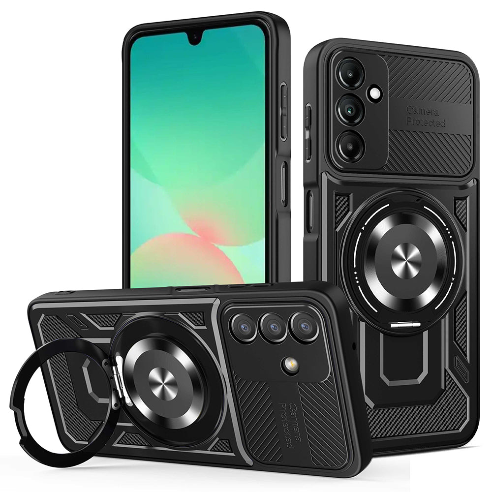 Coque pour Samsung Galaxy A27 5G, Techsuit, RuggedCam, Noire