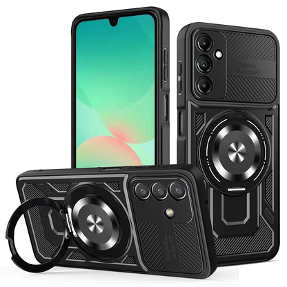 Coque pour Samsung Galaxy A27 5G, Techsuit, RuggedCam, Noire