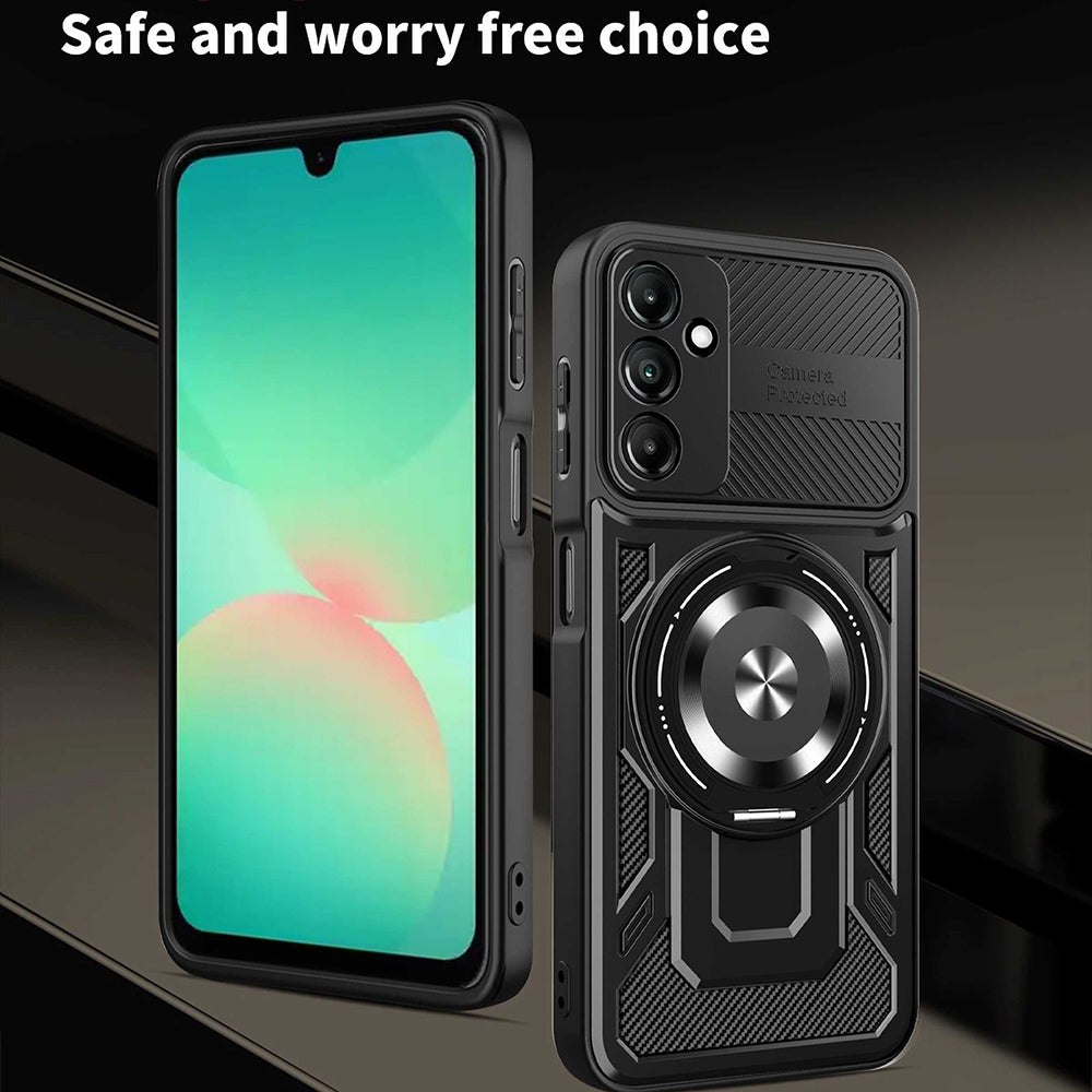 Coque pour Samsung Galaxy A27 5G, Techsuit, RuggedCam, Noire