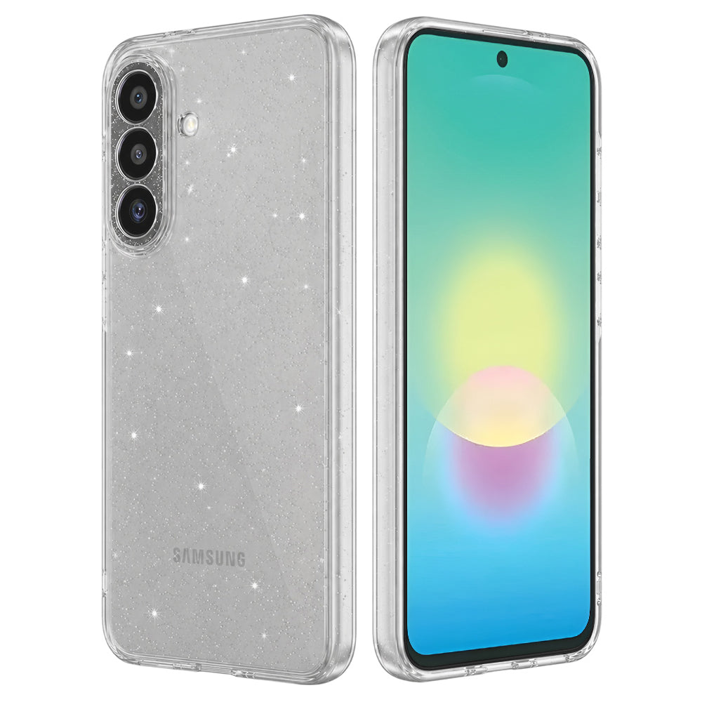 Hülle für Samsung Galaxy A27 5G, Techsuit, SparkleSkin, Transparent