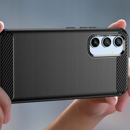 Hülle für Samsung Galaxy A34 A346, Techsuit, Carbon, Schwarz