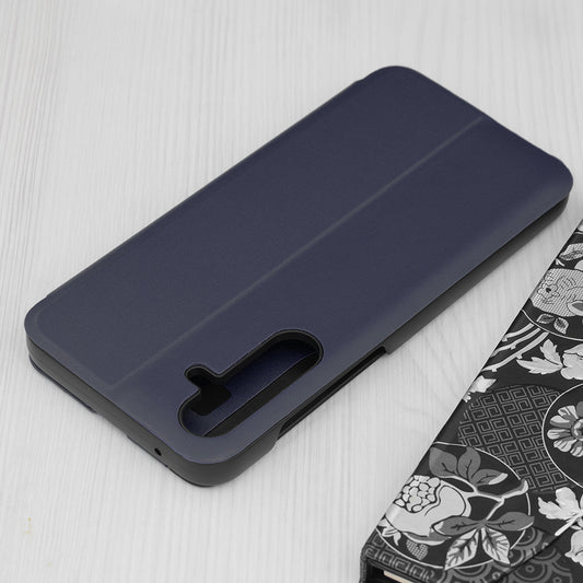 Coque pour Samsung Galaxy A35 5G A356, Techsuit, eFold, Bleu Foncé