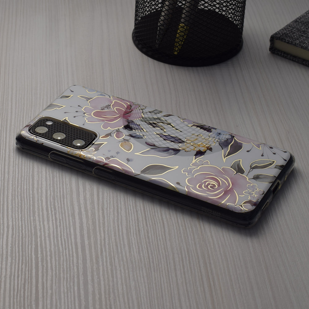 Hülle für Samsung Galaxy A35 5G A356, Techsuit, Marble, Weiß