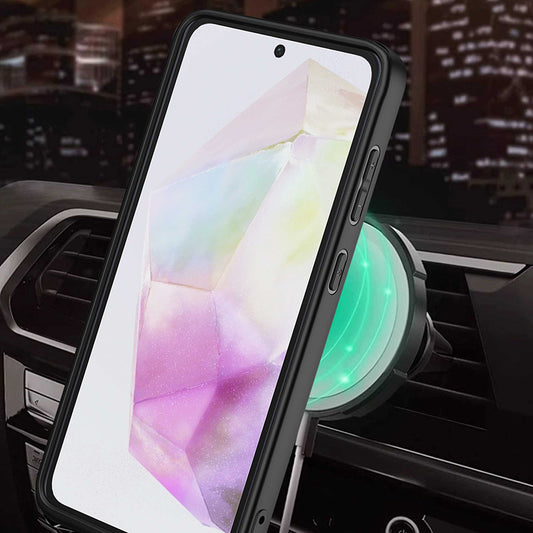 Coque pour Samsung Galaxy A35 5G A356, Techsuit, RuggedCam, Noire